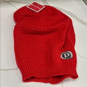 Pure Barre Vibrant Red Knit Hat New with tags !  Winter hat
